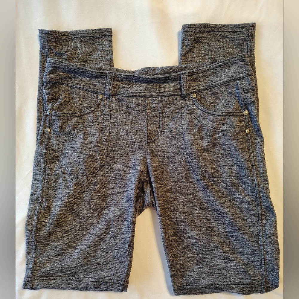 Athleta Heathered Gray Women's Dress Jeggings With Real Pockets Size Medium